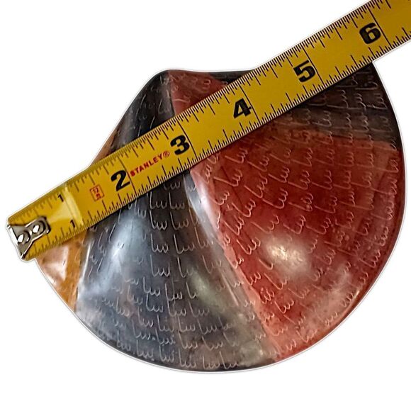 Soapstone Shell Trinket Box Dish Lidded Scallop Seashell Hand Carved Beachy Vtg - Picture 2 of 16